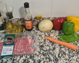 Foto del paso 1 de la receta: Noodles de arroz con presa ibérica. Sin gluten