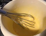Une image de l'étape 5 de Flan pâtissier aux pêches de vigne.