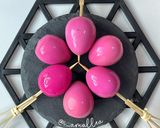 Foto langkah ke 4 dari resep Telur Puyuh Pink Buah Naga.
