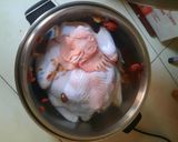 鮮蝦雞湯的食譜步驟3照片
