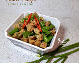 Foto langkah ke 3 dari resep 299. Tumis Tempe Bunga Bawang (Blalo).