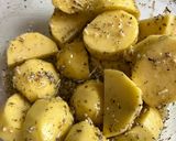A picture of step 2 of Air Fryer Potatoes.
