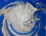 A picture of step 3 of Oha soup with cocoyam flour.