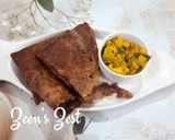 A picture of step 5 of Sprouted Ragi/Finger Millet Flour and Moong Dosas.