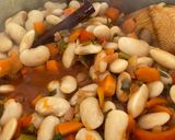 A picture of step 5 of Giant beans in the oven|plant based & vegan.