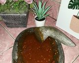 Foto langkah ke 2 dari resep Rujak kangkung sambel asem.