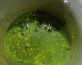 A picture of step 1 of Palak dal-Pumpkin curry Steamed rice Independence day special.