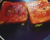 A picture of step 4 of Spinch layer moong daal sandwhich.
