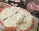 A picture of step 3 of Coated fried chicken..crispy.