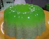 Foto langkah ke 4 dari resep Agar-agar lumut melon.