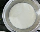 A picture of step 3 of Sooji ka chila (healthy breakfast).