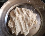A picture of step 3 of Malai kofta in white gravy.