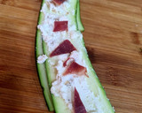 Foto del paso 2 de la receta: Flores de calabacín rellenas de queso feta y nueces