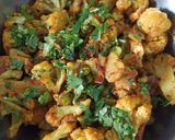 A picture of step 5 of Masala Gobi.