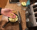A picture of step 5 of Protein packed apple crisp.