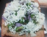 A picture of step 3 of Ahemdabadi 3-layered Sandwich.
