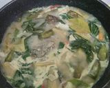 Foto langkah ke 3 dari resep Tongkol Masak Santan.
