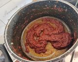 A picture of step 2 of Makhani wrap.