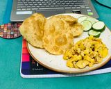 A picture of step 7 of Simple Sunday Breakfast/Brunch in typical Bengali Households.