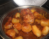 Foto del paso 7 de la receta: Redondo de pollo con patatas y naranjas