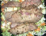 Foto del paso 3 de la receta: Vacío al horno en colchón de verduras