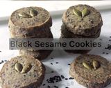 รูปขั้นตอนการทำที่ 5 ของ คุกกี้งาดำกรุบกรอบ Black Sesame Cookies Recipe