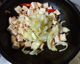 Foto langkah ke 4 dari resep Oseng kembang turi tempe.