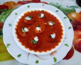 A picture of step 6 of Super tasty lauki veg tikki with tomato onion gravy.