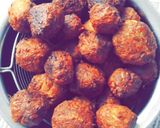 A picture of step 6 of Lauki/ kaddu ke koftey.