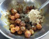 A picture of step 5 of Baby Potatoes Sabzi.