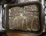 Foto del paso 6 de la receta: Zapallos Italianos Rellenos acompañados de arroz y papas fritas