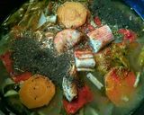 Foto del paso 1 de la receta: ARROZ Caldoso de Langostinos y Palitos de Cangrejo(surimi)