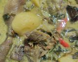 Gambar langkah 5 resipi Itik Salai Masak Lemak.