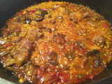 Arroz de conejo y setas
