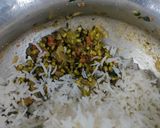 A picture of step 6 of Mung sprout and methi pulao.