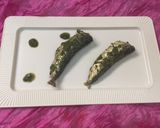 A picture of step 5 of Steamed Fish in green gravy.