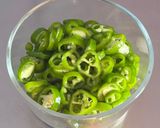 A picture of step 3 of Spicy Winter Immunity Green Chili Preserve.
