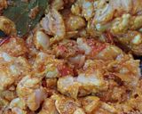 A picture of step 4 of Chicken Bharta.
