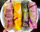 Bánh tráng cuộn rau củ bước làm 4 hình