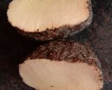 A picture of step 1 of Jimykand ki chutney / yam dip.