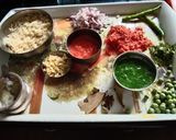 तिरंगा राईस (tiranga rice recipe in marathi) रेसिपी स्टेप 1 फोटो