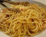 Foto del paso 3 de la receta Espaguetis con gambas, ajos y guindilla