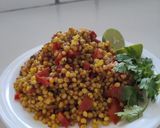 A picture of step 6 of Jowar Upma.