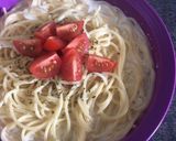 Foto langkah ke 11 dari resep Spaghetti Kuah Susu | Our Channel.