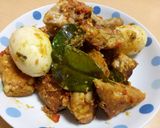 Foto langkah ke 6 dari resep Tempe Ayam Telor Balado.