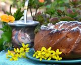 Foto del paso 3 de la receta: Budín de boniato y pera con harina de avena🧉