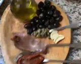 Une image de l'étape 2 de 🐝🫒Tapenade olives noires 🧆🍃🥄ma recette🌽 provençale 🥙🧄.