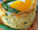 A picture of step 9 of Egg Nests with Asparagus Dippers.
