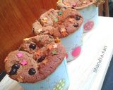 Foto langkah ke 6 dari resep Choco chiffon cupcake.