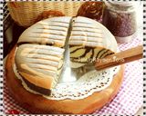 Foto langkah ke 9 dari resep Ogura Cake Zebra with Coconut Milk.